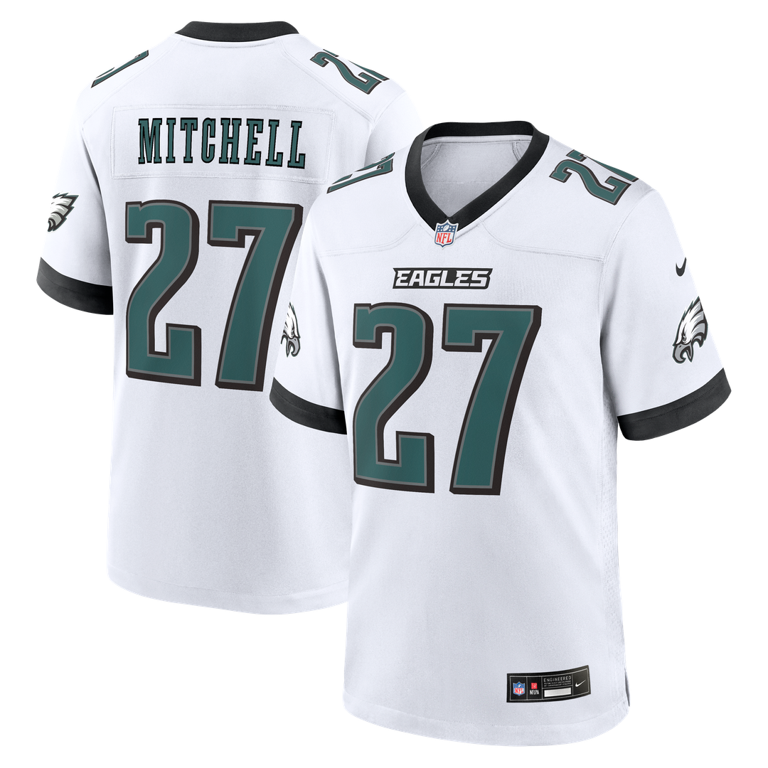 Quinyon Mitchell Philadelphia Eagles Nike Midnight Green Team Game Jersey