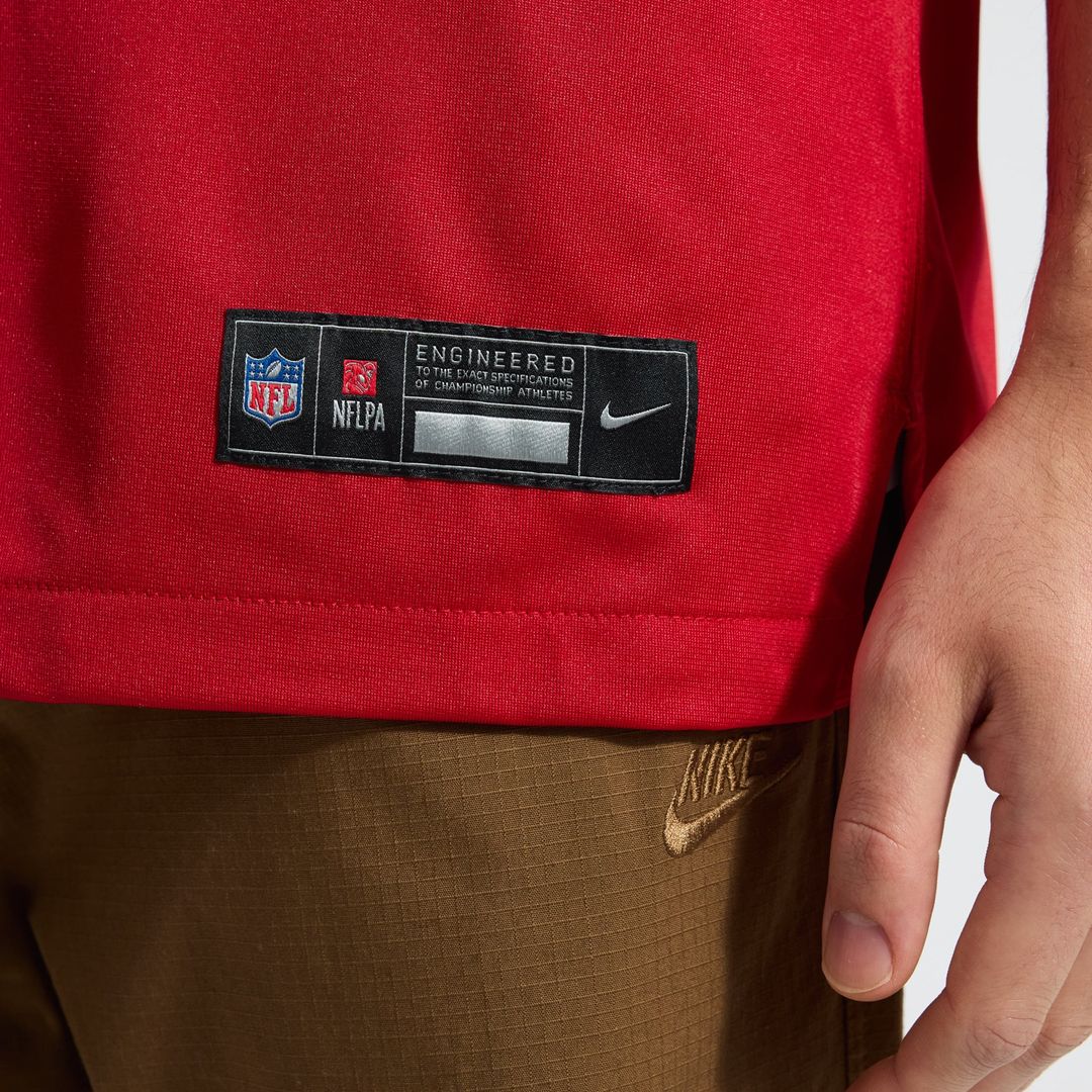 Malik Nabers New York Giants Nike Century Red Alternate Game Jersey