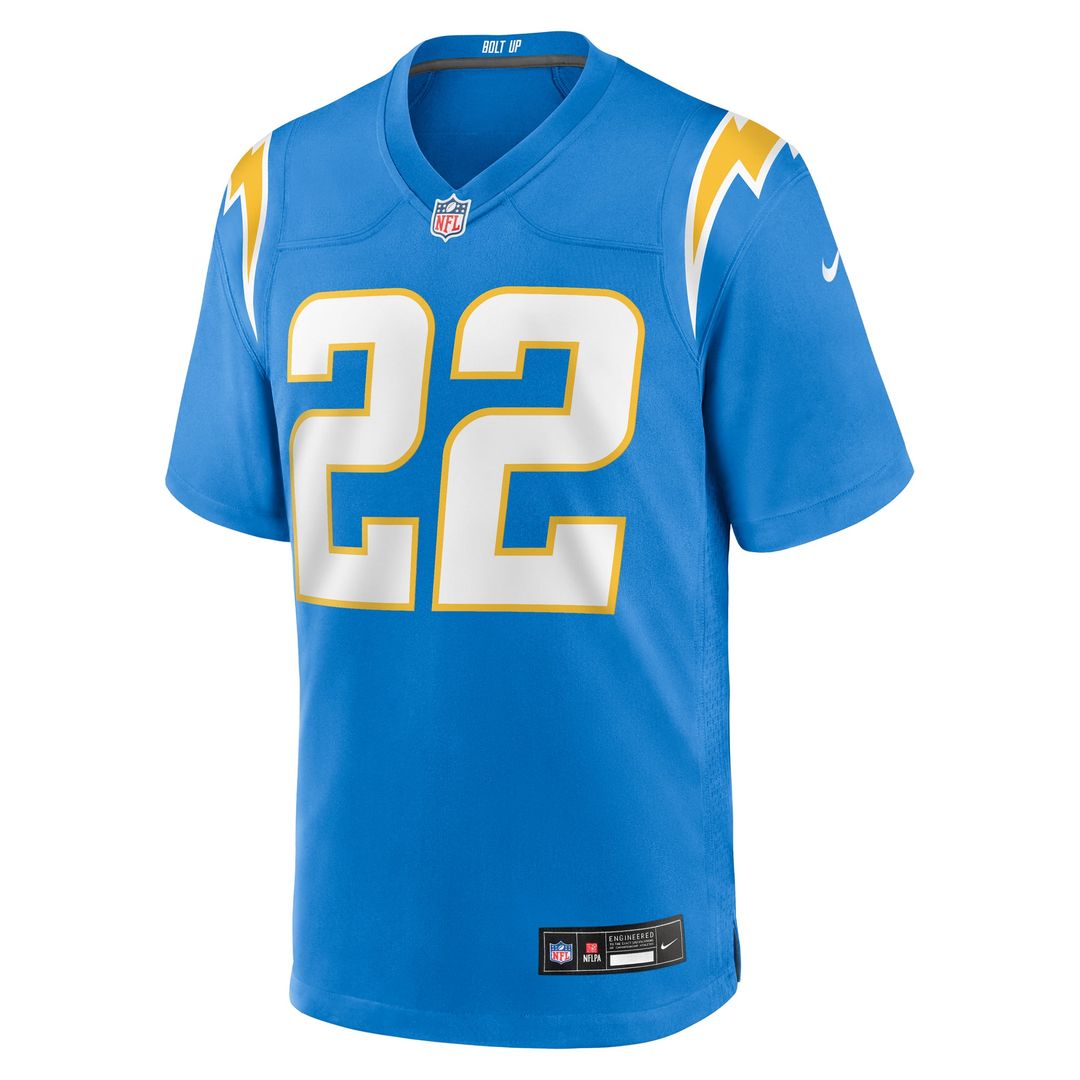 Najee Harris Los Angeles Chargers Nike Powder Blue Game Player Jersey