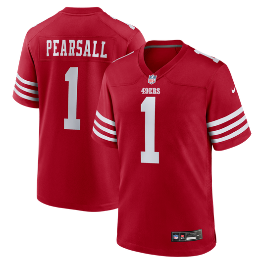 Ricky Pearsall San Francisco 49ers Nike Scarlet Team Game Jersey