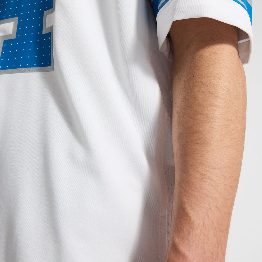 Amon-Ra St. Brown Detroit Lions Nike Blue Game Jersey