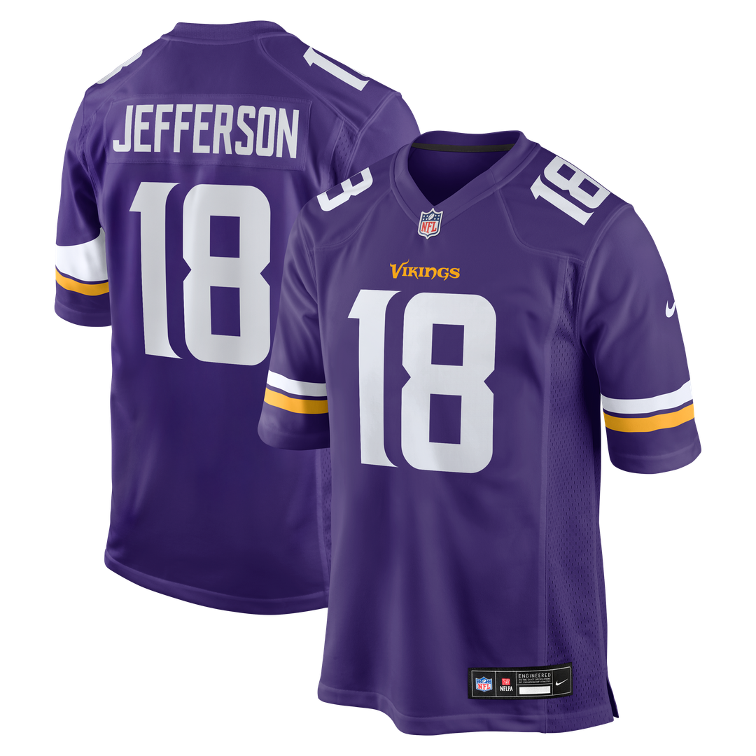 Justin Jefferson Minnesota Vikings Nike Purple Game Jersey