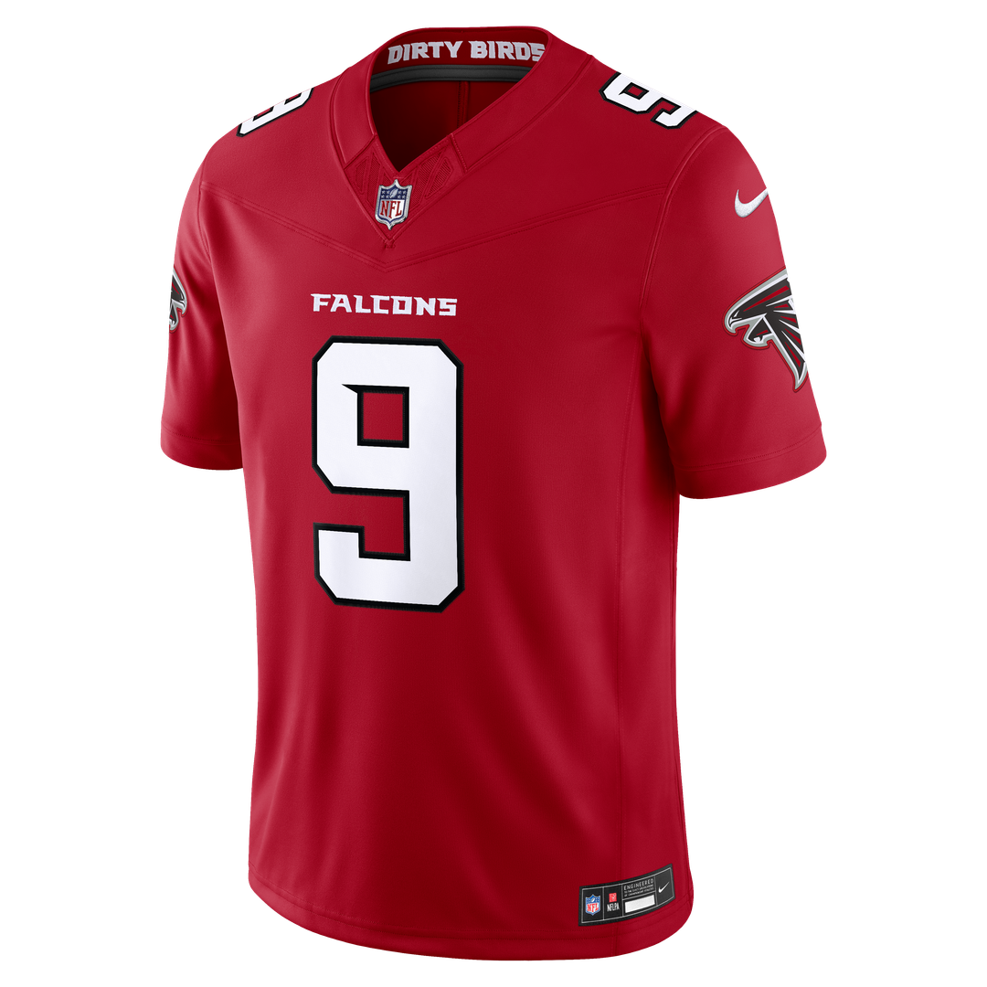 Michael Penix Jr. Atlanta Falcons Nike Red Team Vapor F.U.S.E. Stitched Limited Jersey
