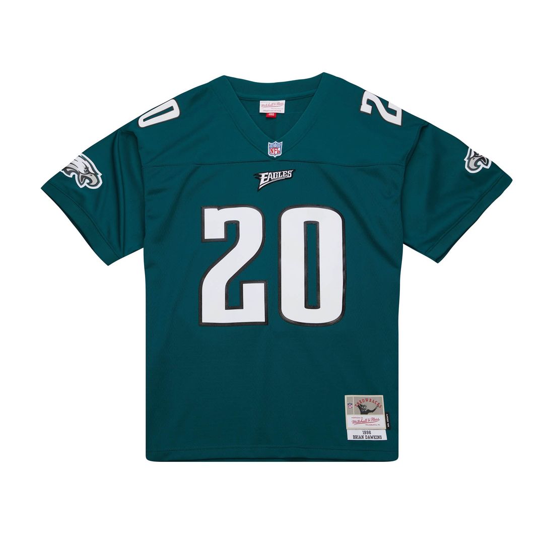 Brian Dawkins Philadelphia Eagles Mitchell & Ness Black Legacy Replica Jersey