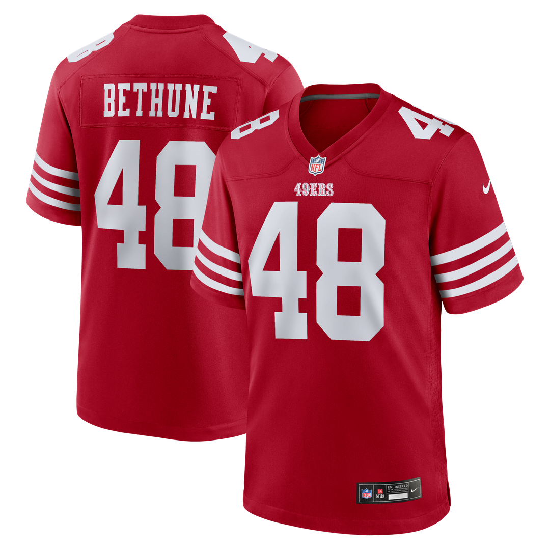 Tatum Bethune San Francisco 49ers Nike Scarlet Game Jersey