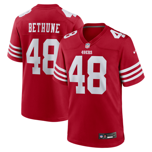Tatum Bethune San Francisco 49ers Nike Scarlet Game Jersey
