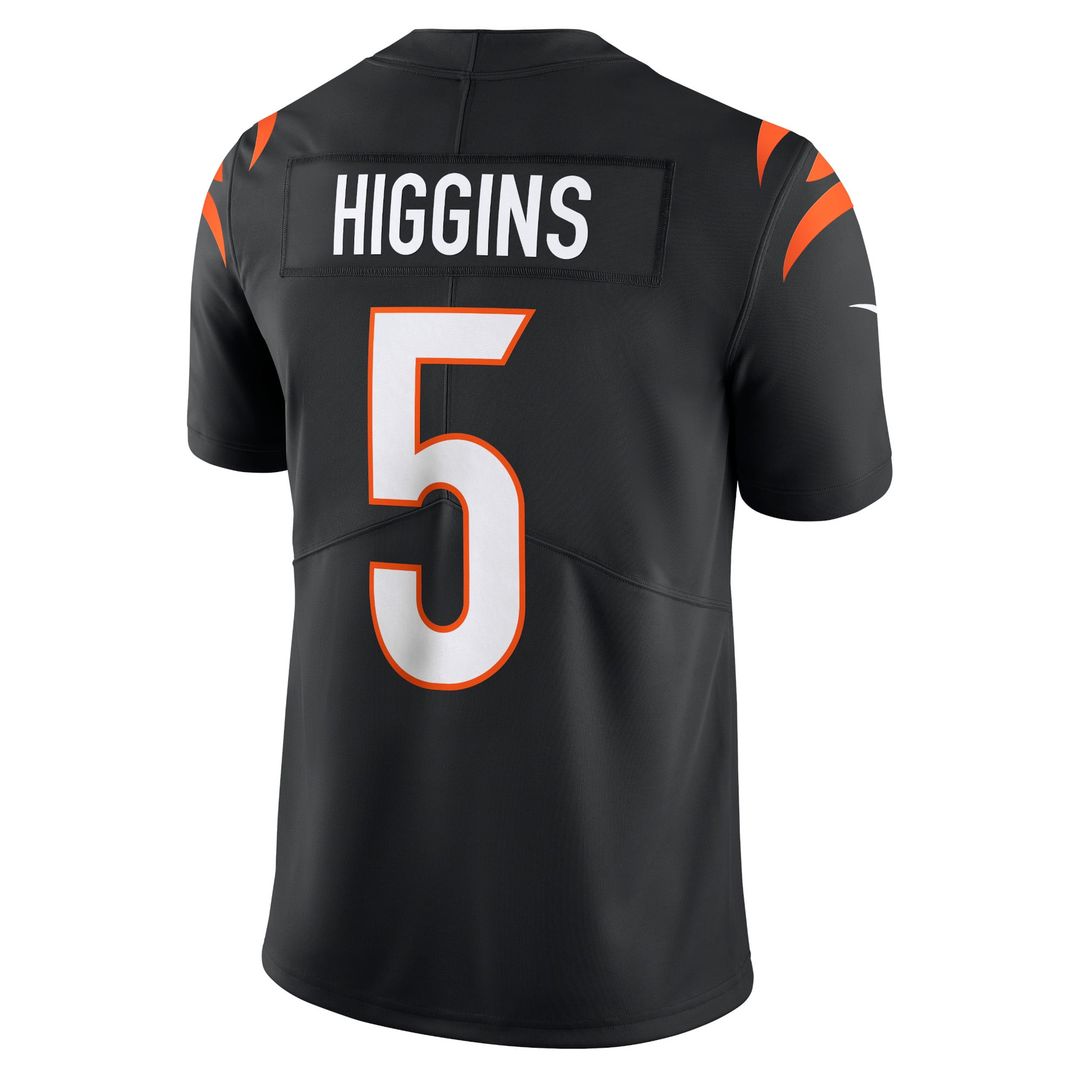 Tee Higgins Cincinnati Bengals Nike Black Vapor Untouchable Limited Jersey