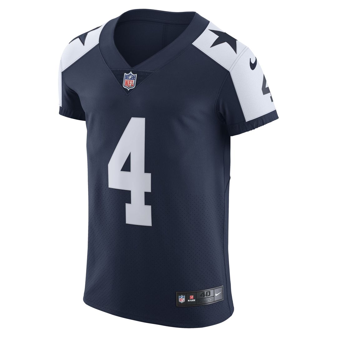 Dak Prescott Dallas Cowboys Nike Navy Alternate Vapor Elite Player Jersey
