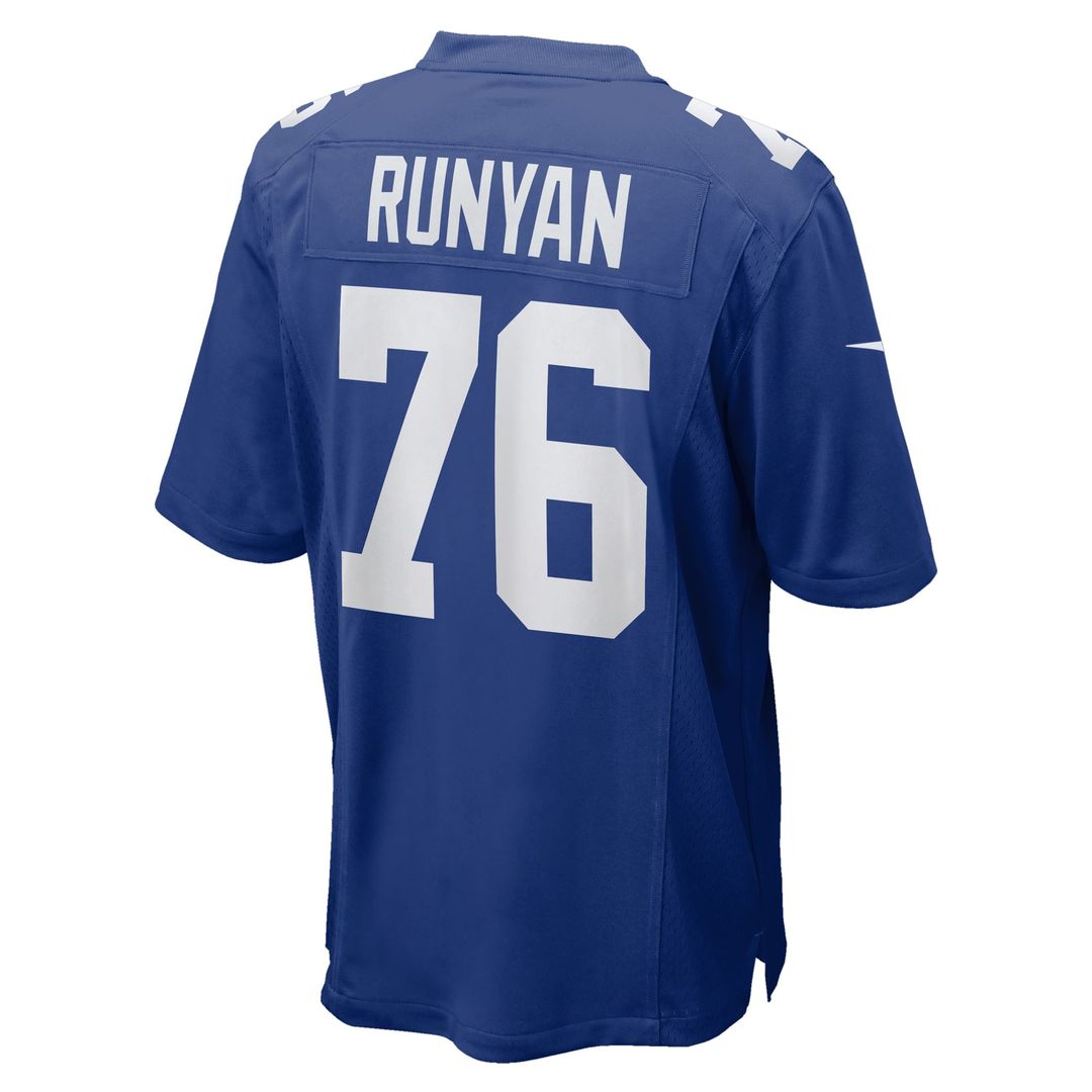 Jon Runyan New York Giants Nike Royal Team Game Jersey
