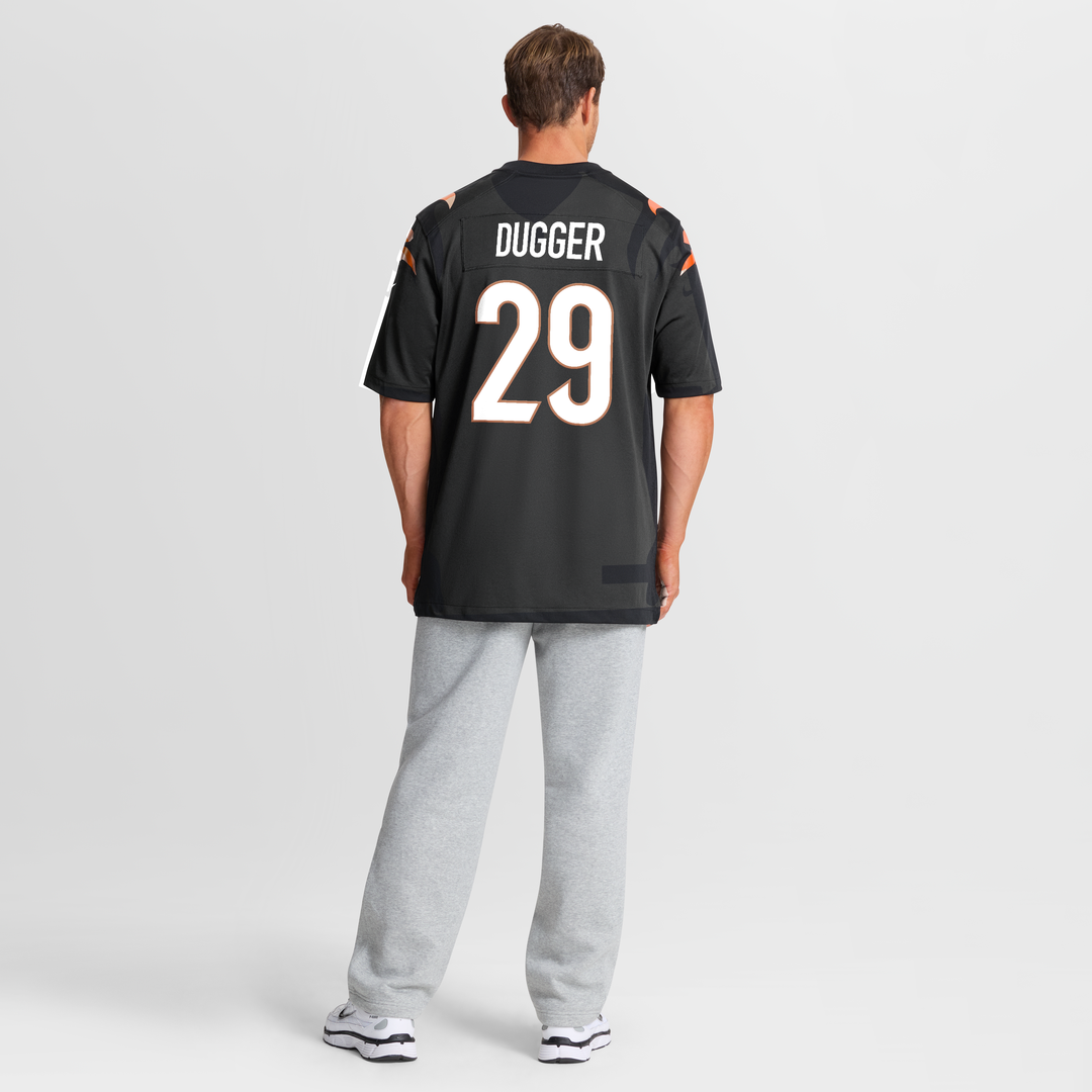 Kyle Dugger Cincinnati Bengals Nike Black Team Game Jersey