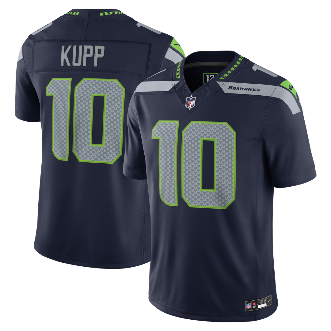 Cooper Kupp Seattle Seahawks Nike College Navy Team Vapor F.U.S.E. Stitched Limited Jersey