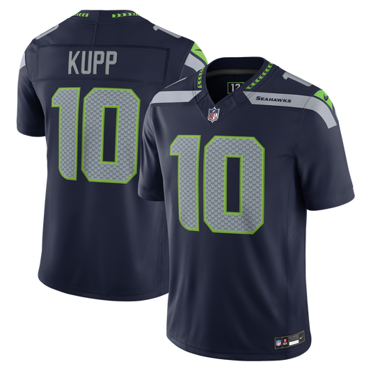 Cooper Kupp Seattle Seahawks Nike College Navy Team Vapor F.U.S.E. Stitched Limited Jersey