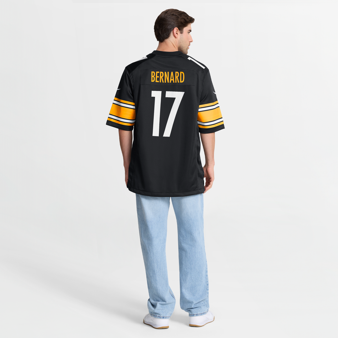 Germie Bernard Pittsburgh Steelers Nike Black Game Jersey