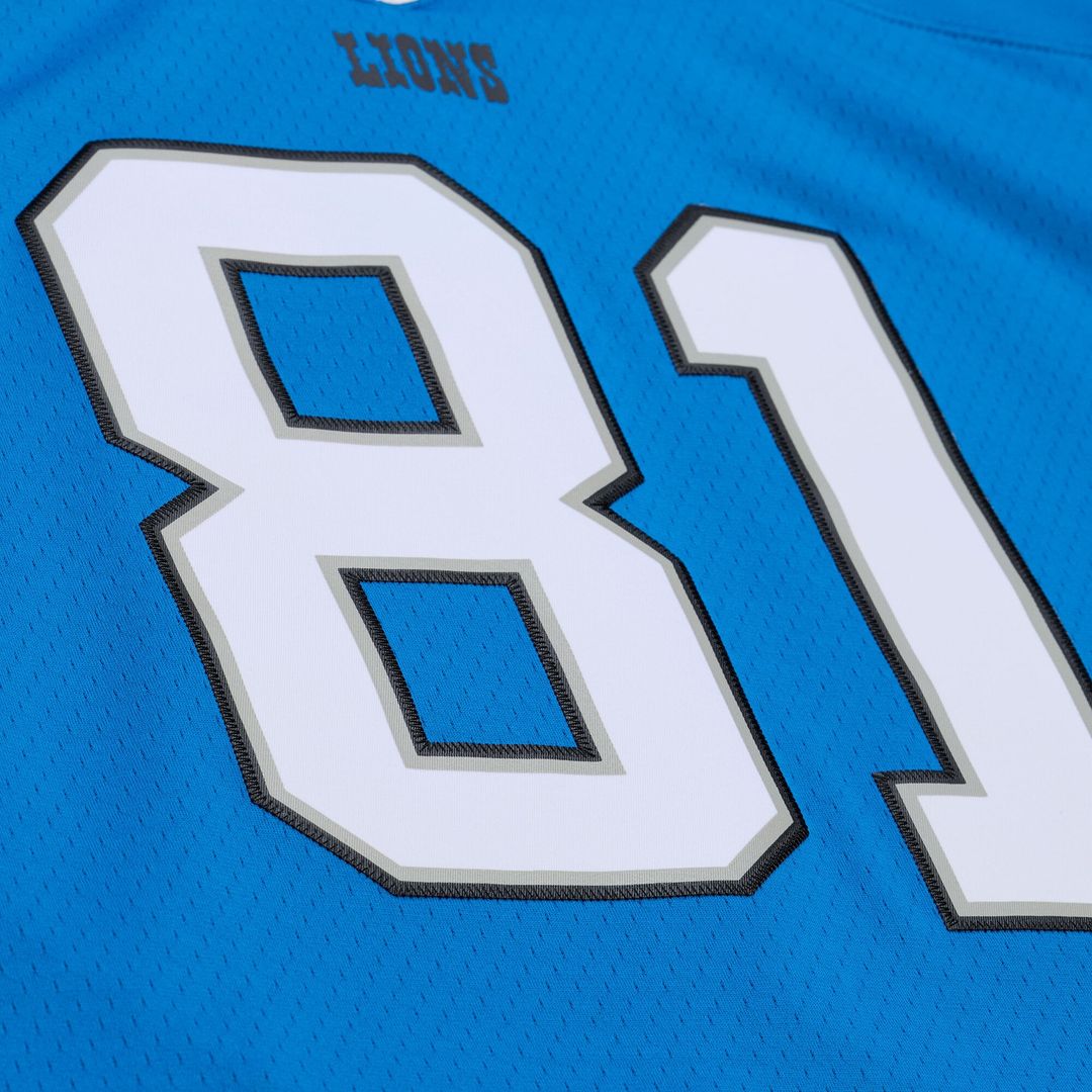 Calvin Johnson Detroit Lions Mitchell & Ness Blue 2007 Legacy Replica Jersey