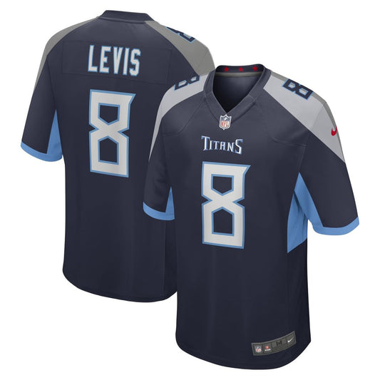 Will Levis Tennessee Titans Nike Navy Game Jersey