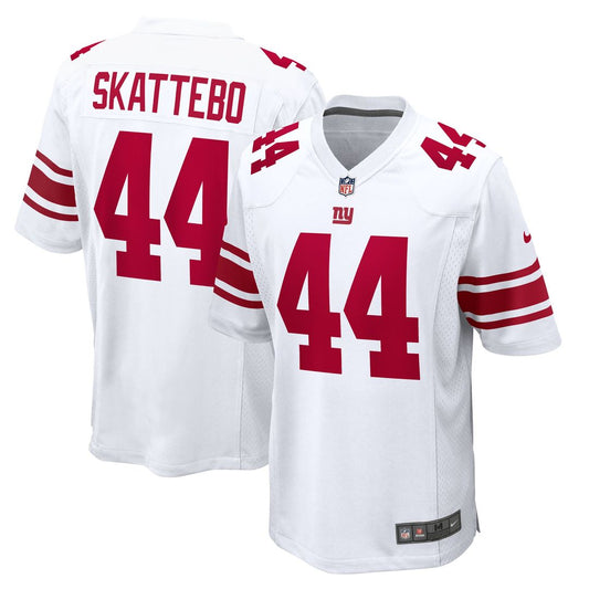 Cam Skattebo New York Giants Nike White Game Jersey
