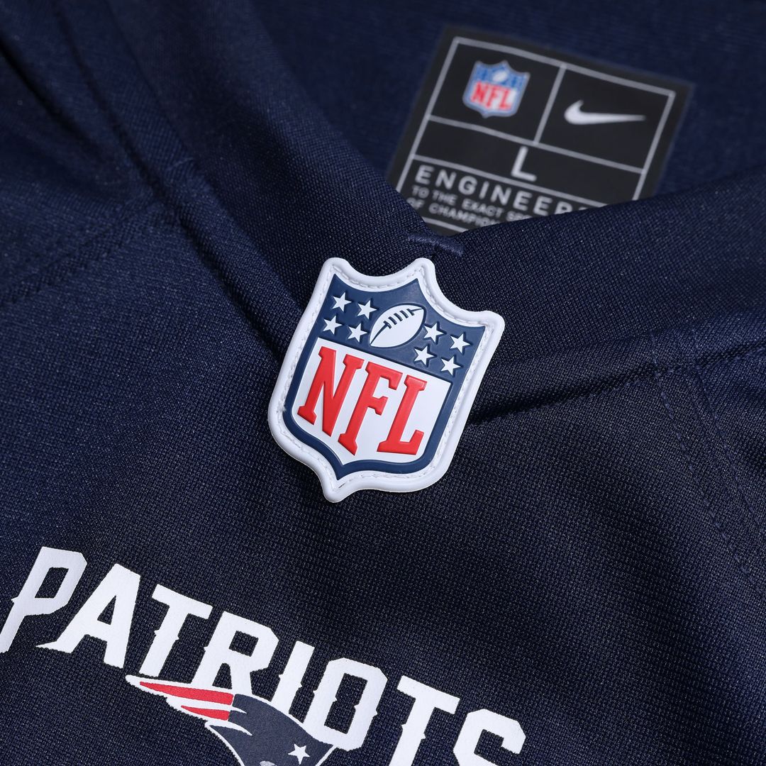 Elijah Ponder New England Patriots Nike Navy Team Game Jersey