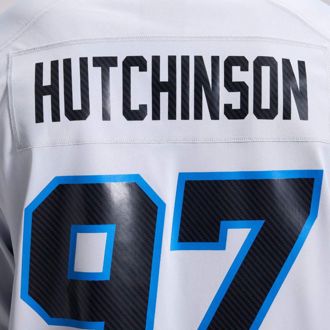 Aidan Hutchinson Detroit Lions Nike Silver 2026 Rivalries Collection Game Jersey