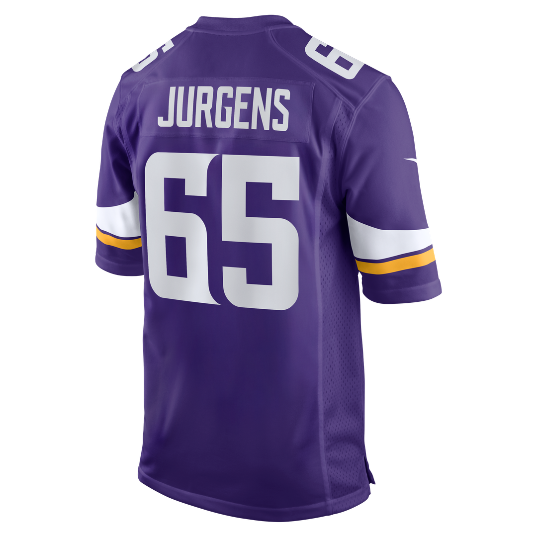 Michael Jurgens Minnesota Vikings Nike Purple Game Jersey