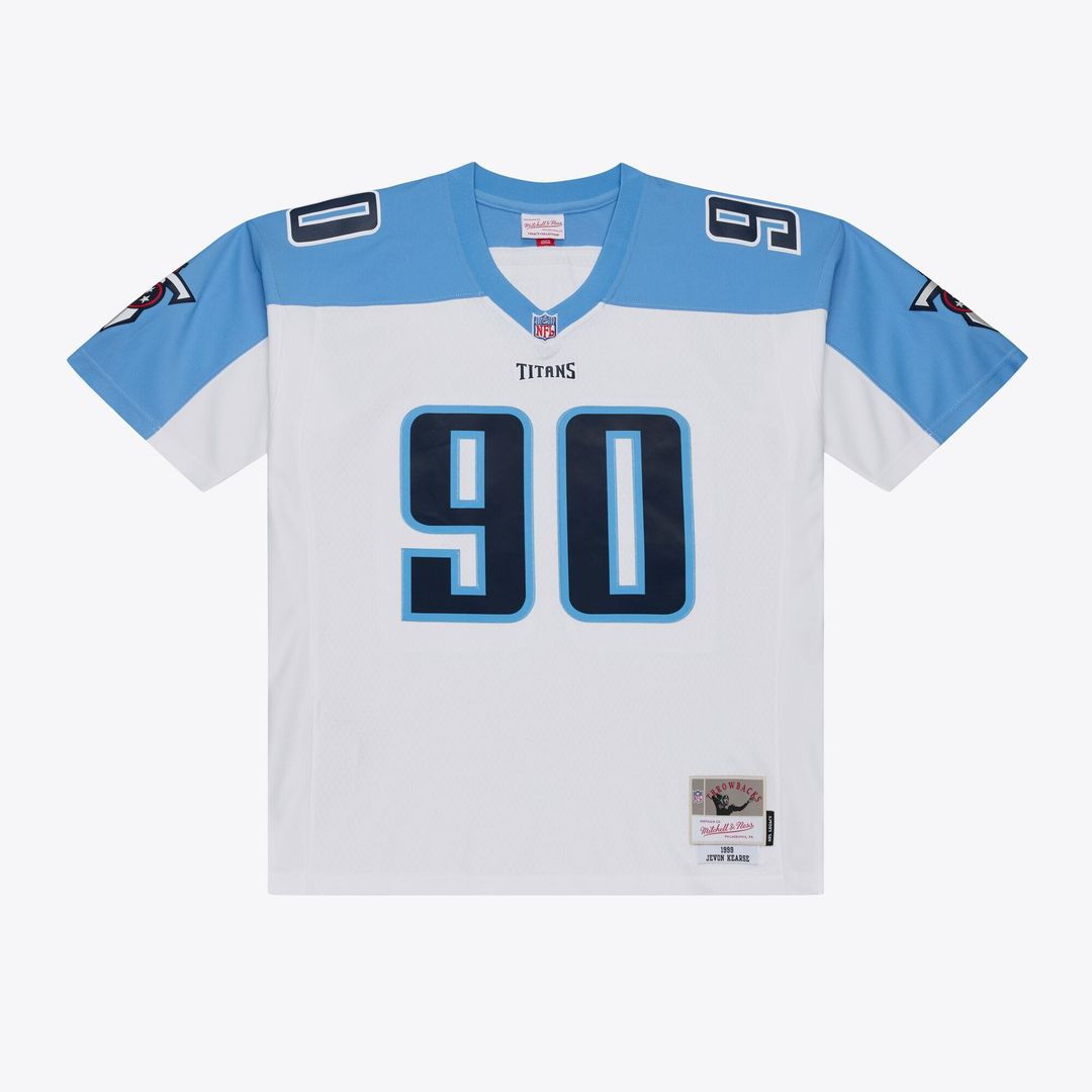 Jevon Kearse Tennessee Titans Mitchell & Ness White Retired Legacy Replica Player Jersey