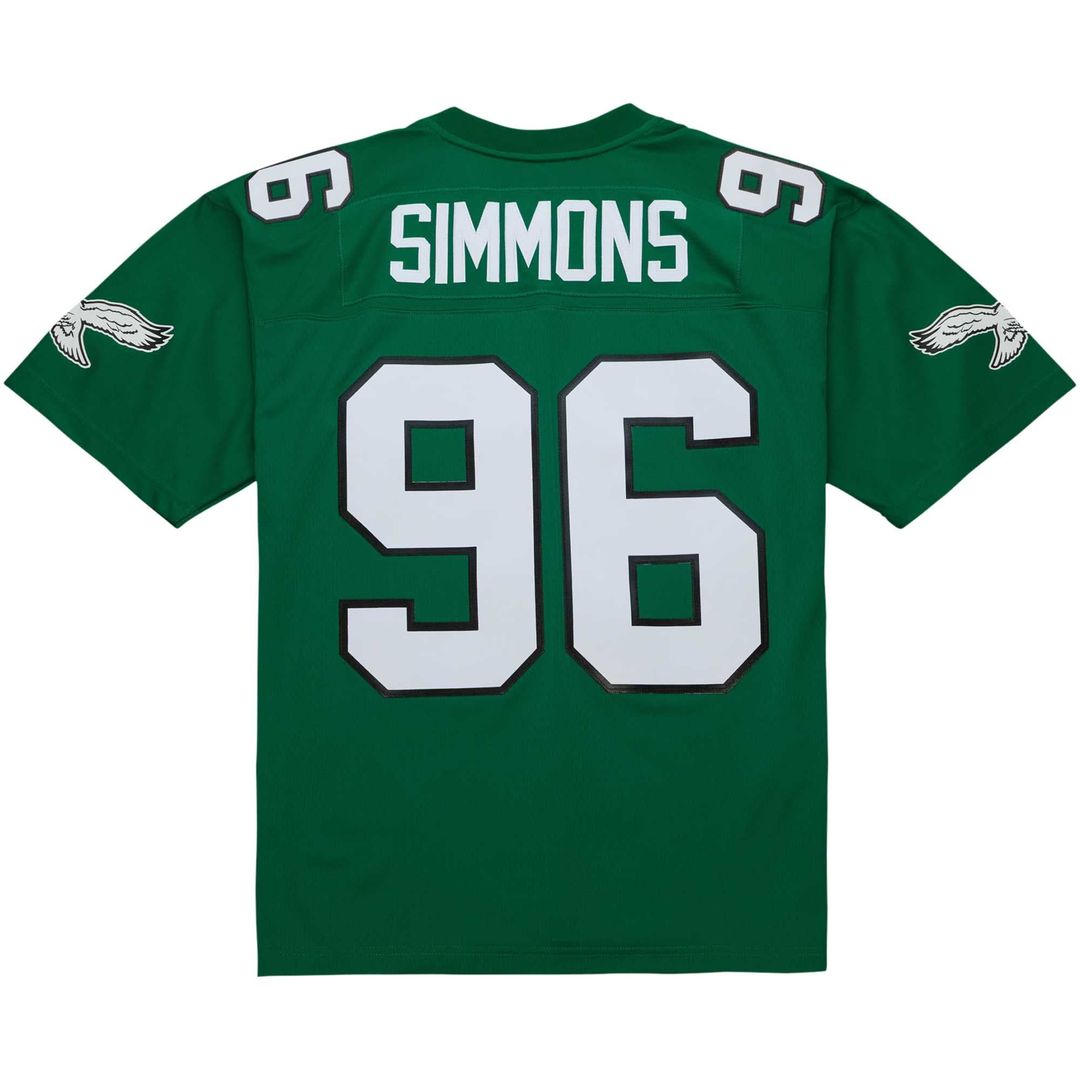 Clyde Simmons Philadelphia Eagles Mitchell & Ness Kelly Green Legacy Replica Jersey