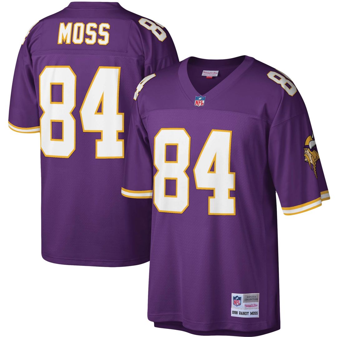 Randy Moss Minnesota Vikings Mitchell & Ness White Legacy Replica Jersey