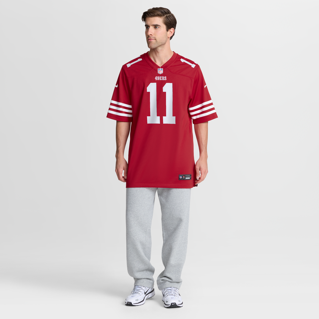 Brandon Aiyuk San Francisco 49ers Nike Scarlet Game Player Jersey