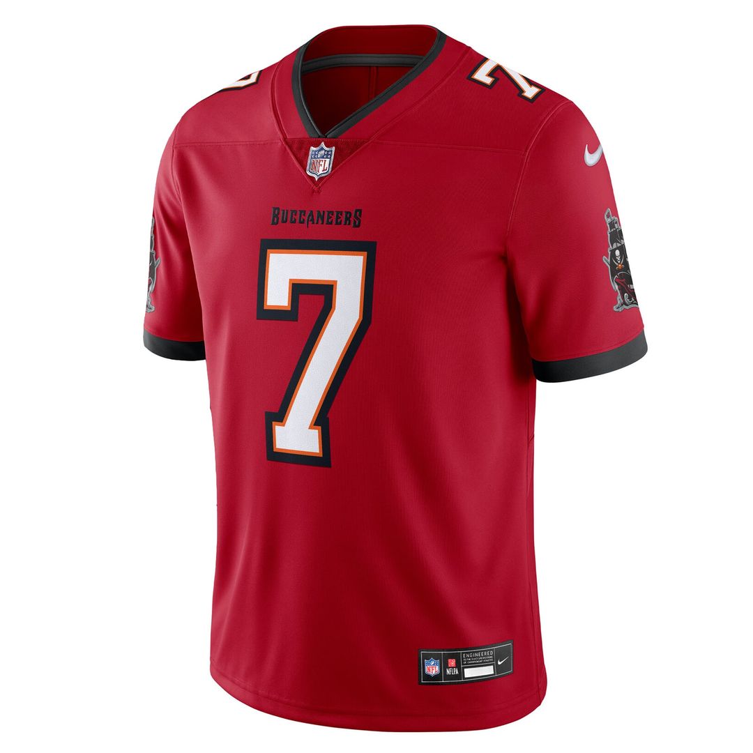 Bucky Irving Tampa Bay Buccaneers Nike Red Vapor Untouchable Stitched Limited Jersey