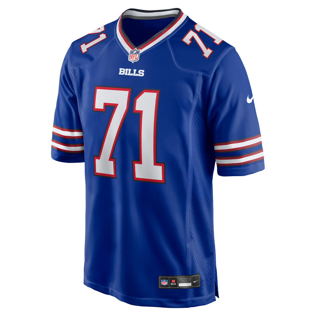 Jedrick Wills Jr. Buffalo Bills Nike Royal Team Game Jersey