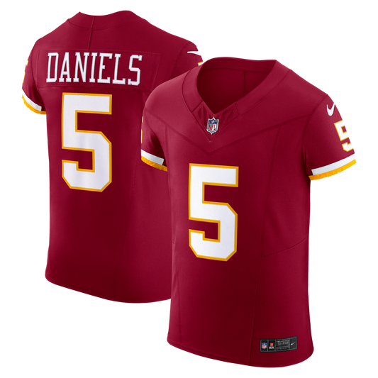 Jayden Daniels Washington Commanders Nike Burgundy Team Vapor F.U.S.E. Elite Jersey