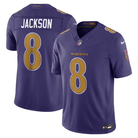Lamar Jackson Baltimore Ravens Nike Purple Alternate Vapor F.U.S.E. Stitched Limited Jersey
