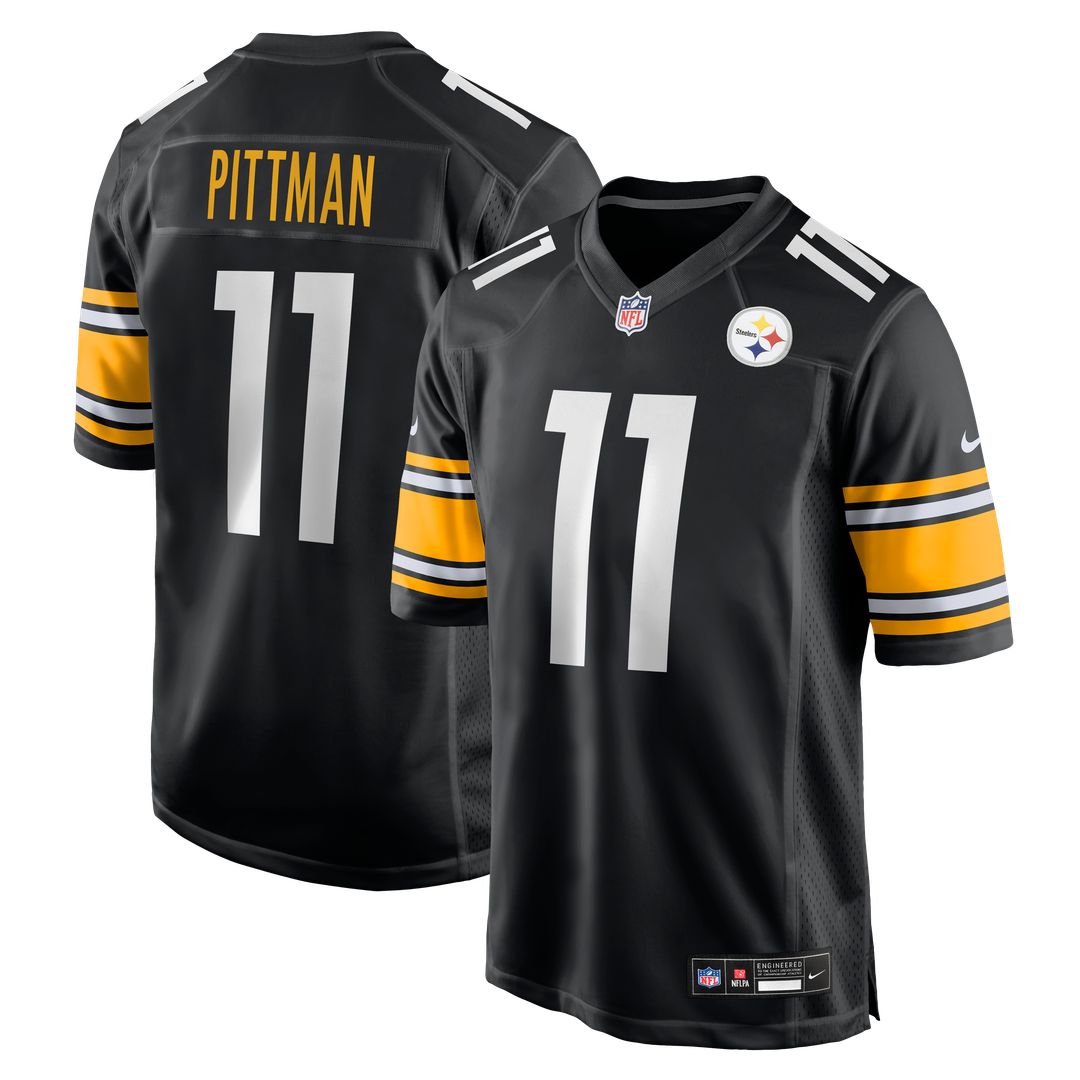 Michael Pittman Jr. Pittsburgh Steelers Nike Black Game Jersey