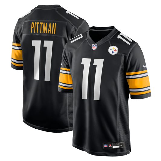 Michael Pittman Jr. Pittsburgh Steelers Nike Black Game Jersey