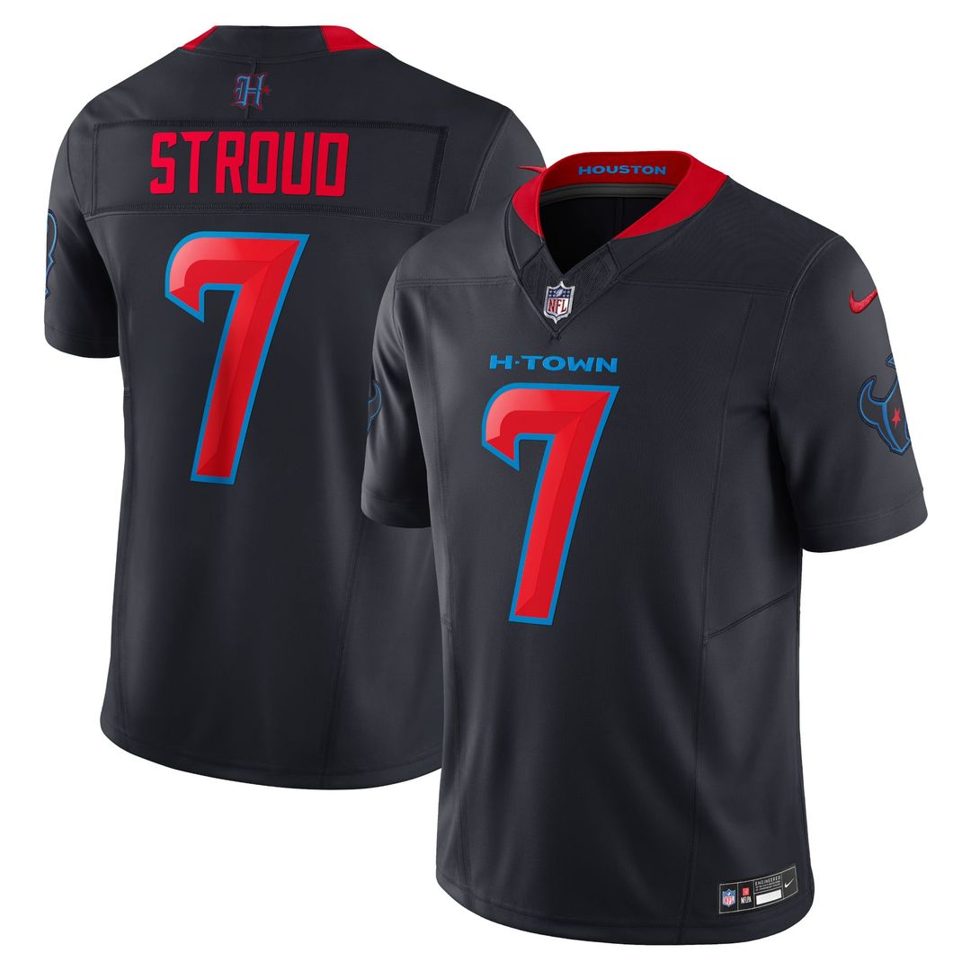 C.J. Stroud Houston Texans Nike Navy 2nd Alternate Vapor F.U.S.E. Limited Jersey