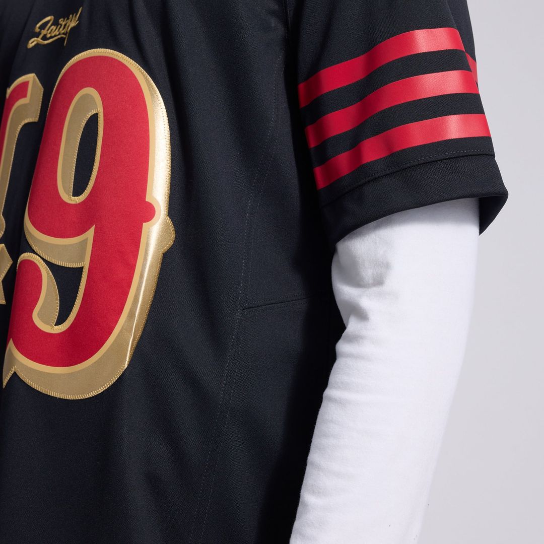 The Faithful San Francisco 49ers Nike Black Rivalries Collection Stitched Limited Jersey