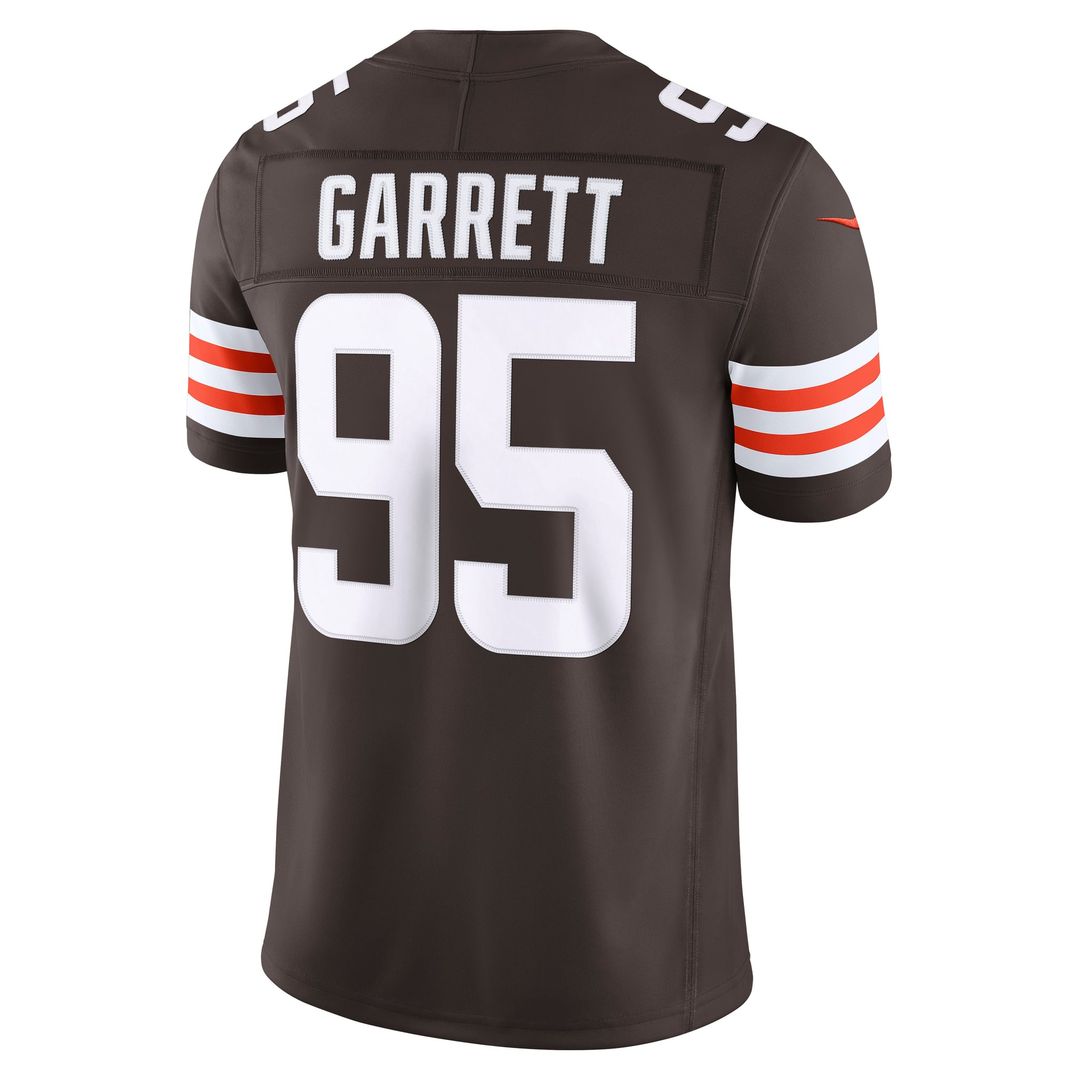 Myles Garrett Cleveland Browns Nike Brown Team Vapor F.U.S.E. Stitched Limited Jersey
