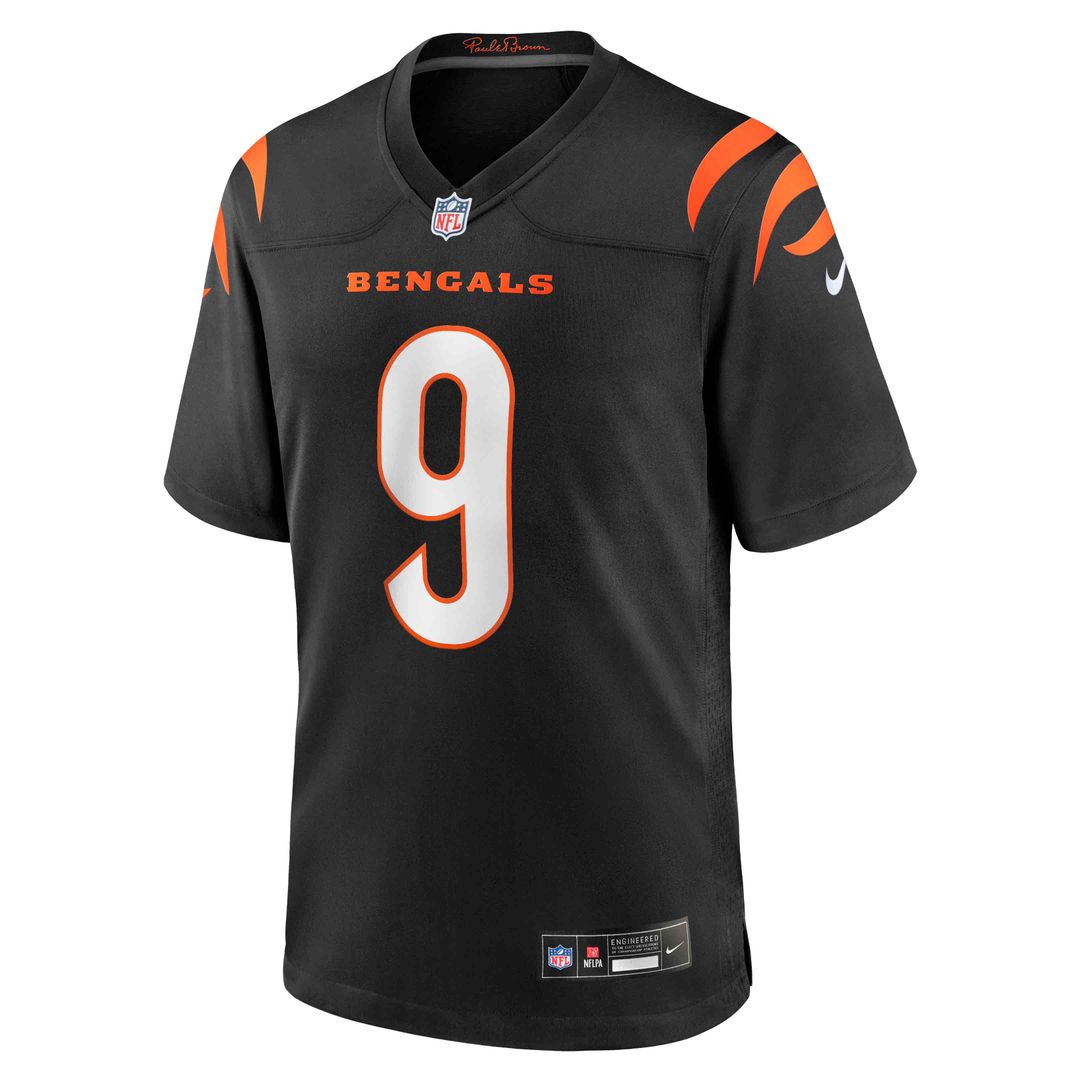 Joe Burrow Cincinnati Bengals Nike Black Player Game Jersey