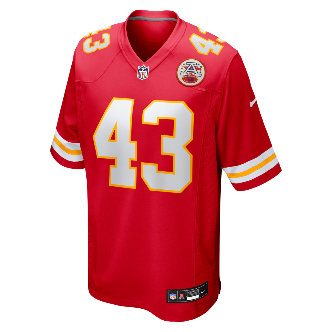 Jack Cochrane Kansas City Chiefs Nike Red Game Player Jersey