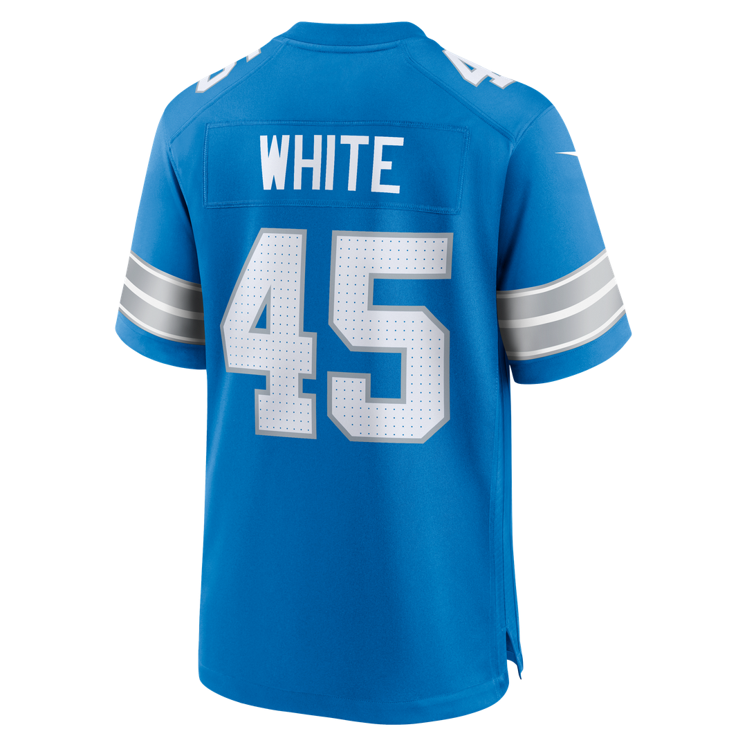 Devin White Detroit Lions Nike Blue Team Game Jersey