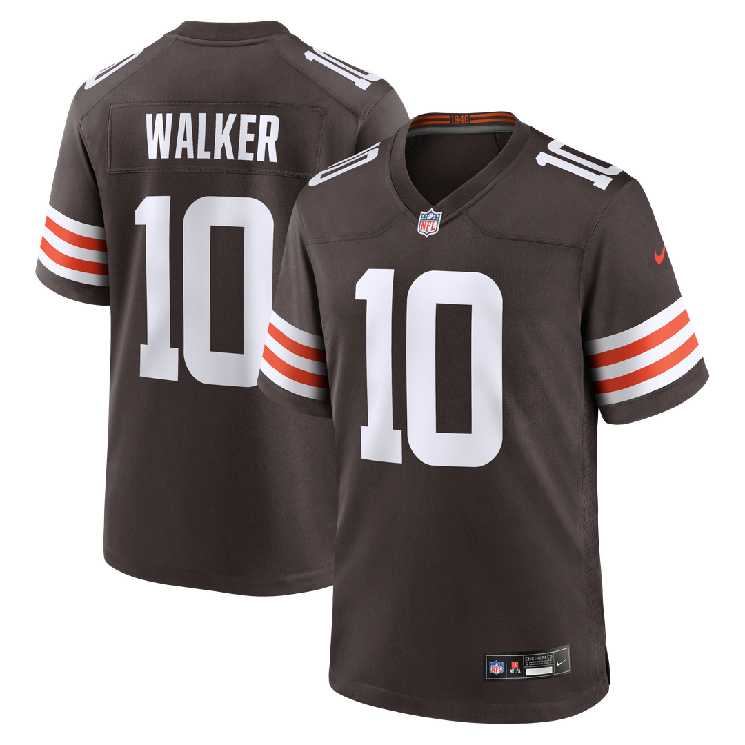 Phillip Walker Cleveland Browns Nike Brown Team Game Jersey