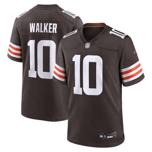 Phillip Walker Cleveland Browns Nike Brown Team Game Jersey