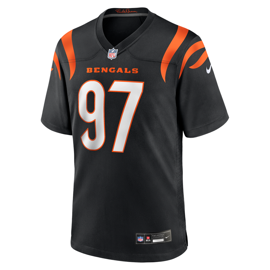 Dexter Lawrence II Cincinnati Bengals Nike Black Game Jersey
