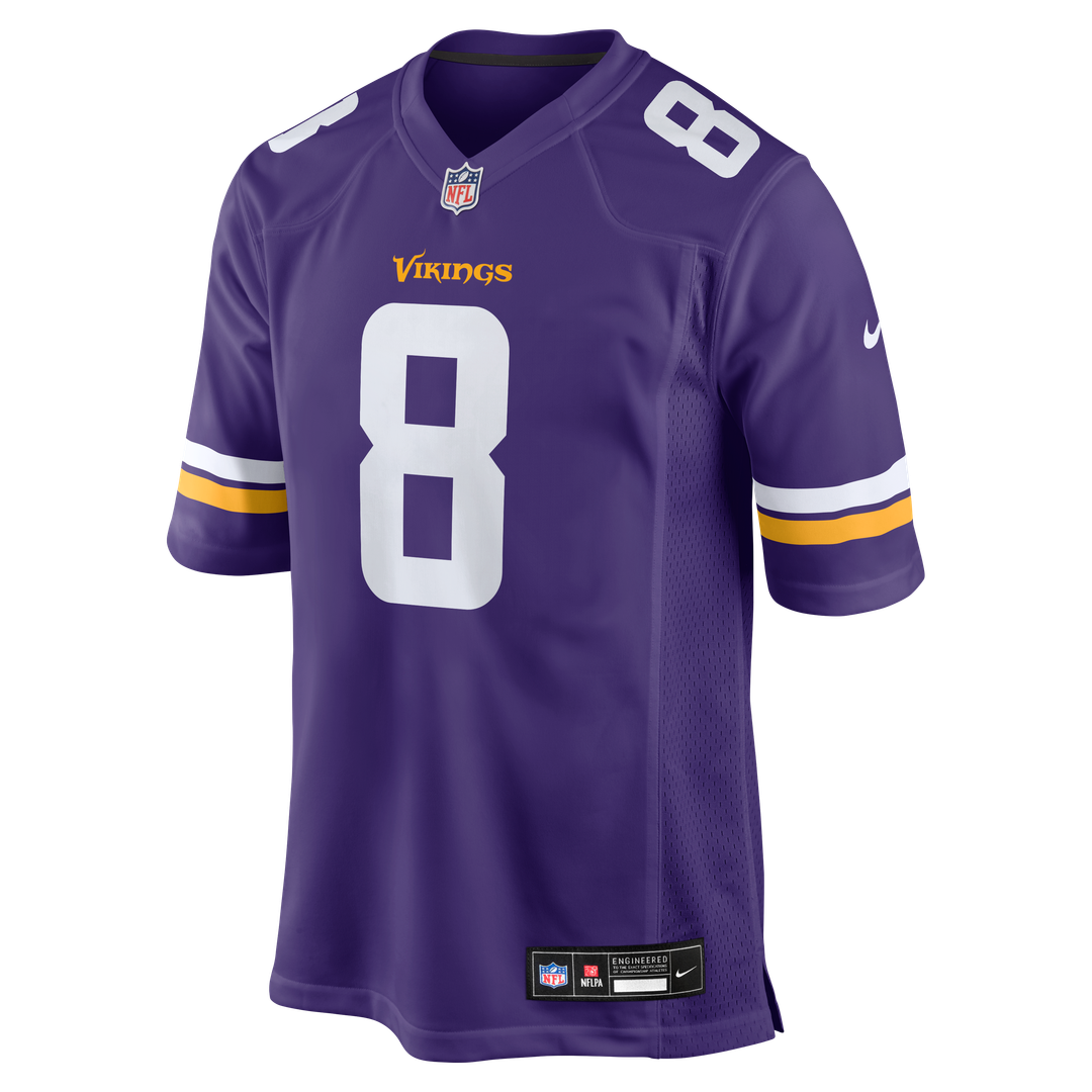 Jeff Okudah Minnesota Vikings Nike Purple Team Game Jersey