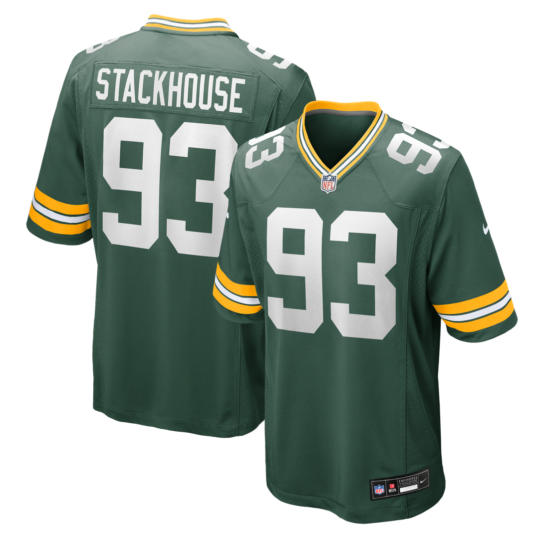 Nazir Stackhouse Green Bay Packers Nike Green Team Game Jersey