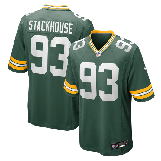 Nazir Stackhouse Green Bay Packers Nike Green Team Game Jersey