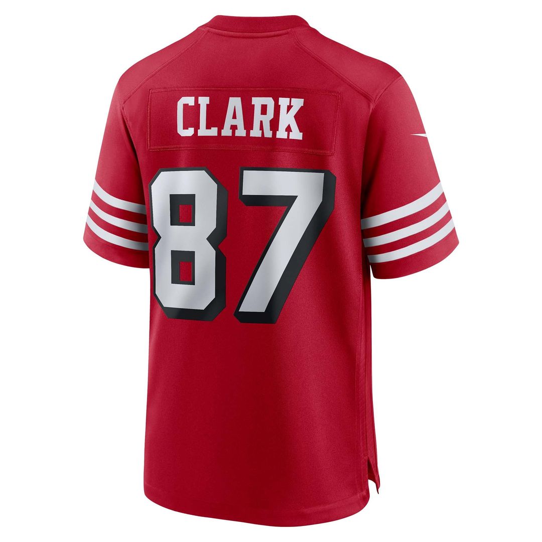 Dwight Clark San Francisco 49ers Nike Scarlet Retired Player Alternate Game Jersey