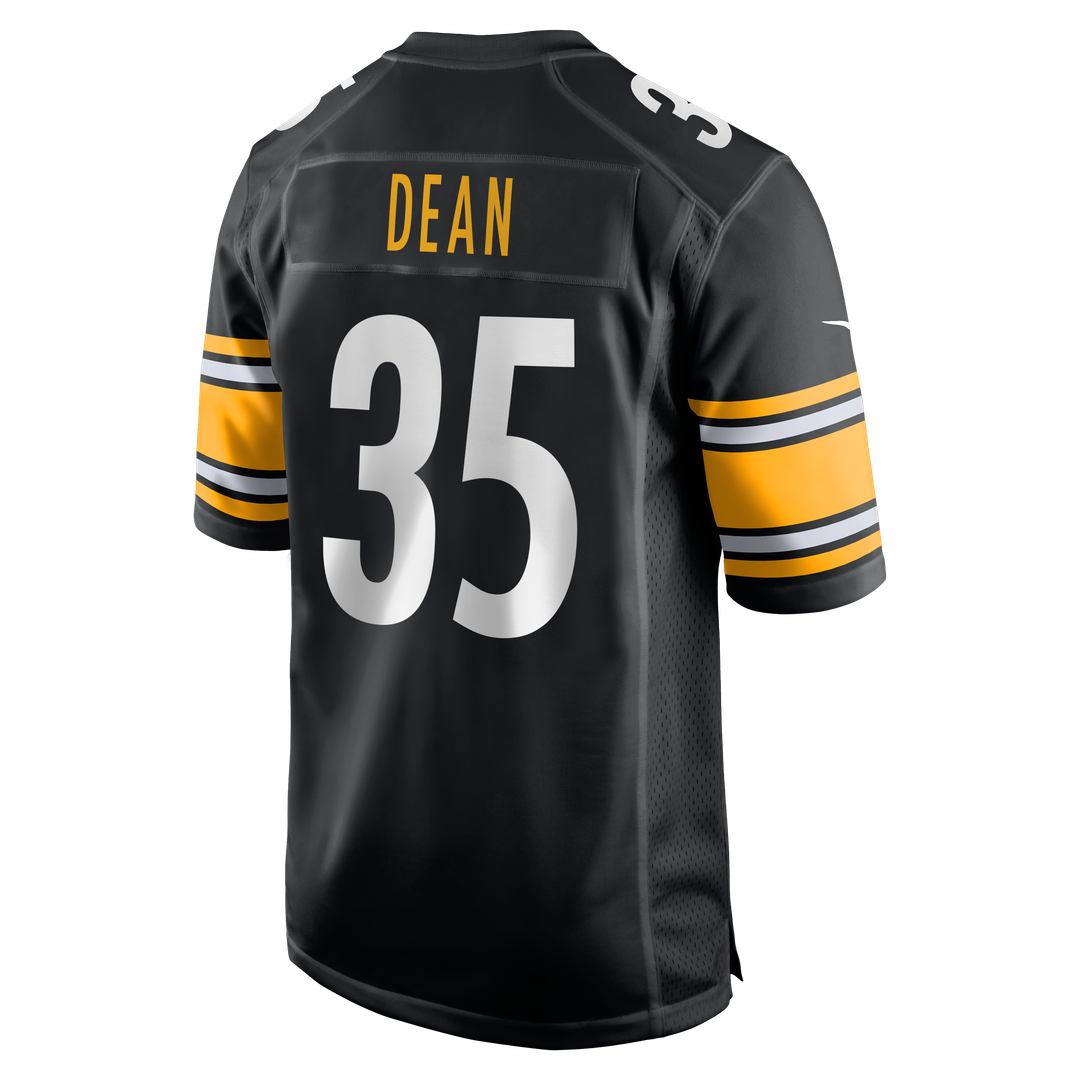 Jamel Dean Pittsburgh Steelers Nike Black Team Game Jersey