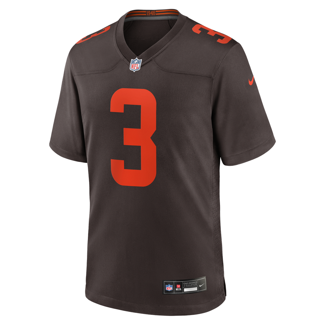 Jerry Jeudy Cleveland Browns Nike Brown Alpha Dawg Game Jersey