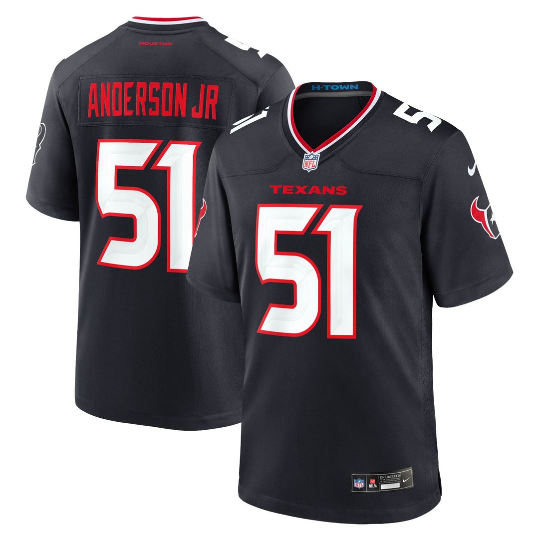 Will Anderson Jr. Houston Texans Nike Navy Game Jersey