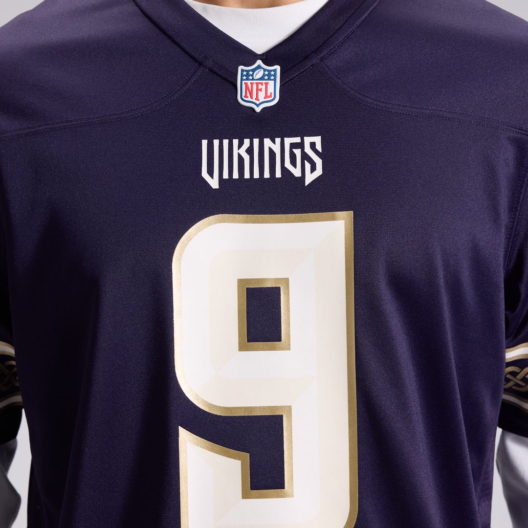 J.J McCarthy Minnesota Vikings Nike Purple 2026 Rivalries Collection Game Jersey